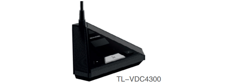 Tl 4300 Desktop Digital Conference System TL VDC4300 Tl 4300 Desktop Digital Conference System TL VDC4300
